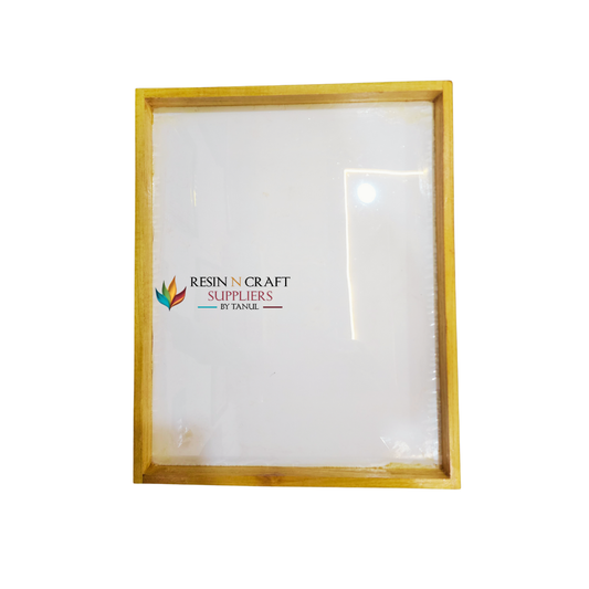 16"×20" Floating Acrylic Frames In Teakwood