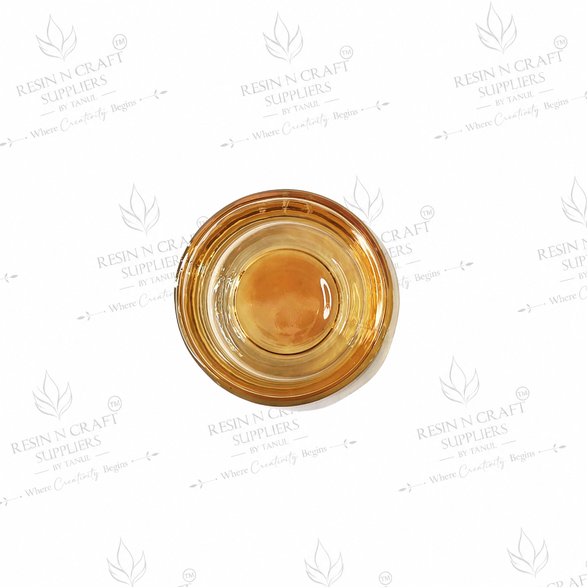 120 ML Amber Flared Glass Candle Jar | Premium Golden Amber Candle Container for Wine & Smoothie Candles, Hampers & Resin Art