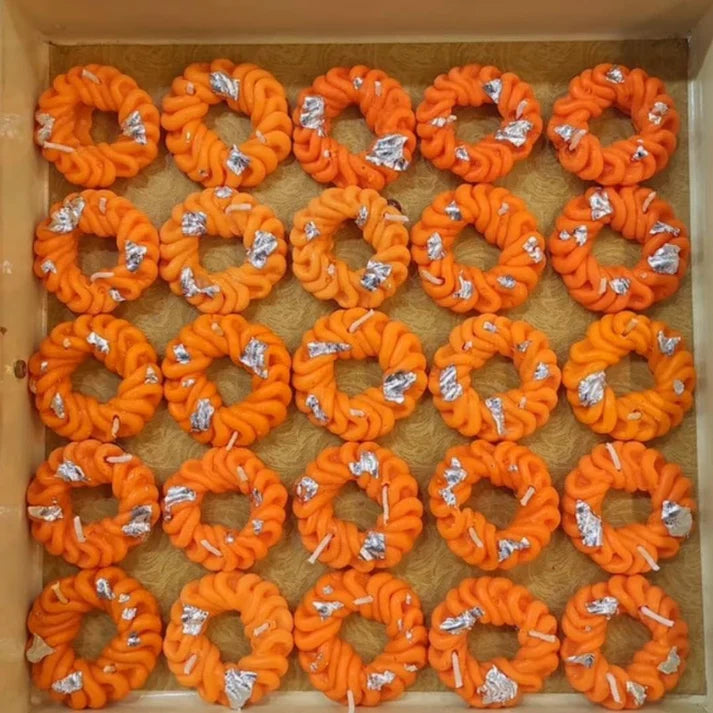 Jalebi Shape Candle Mould (Imarti)
