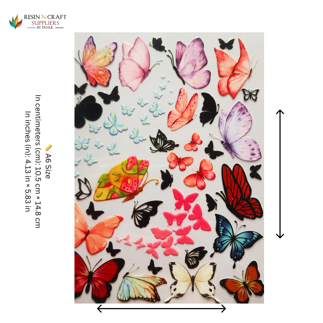 Color Peel & Stick UV DTF Sticker – A6 Size (UVS - 104)