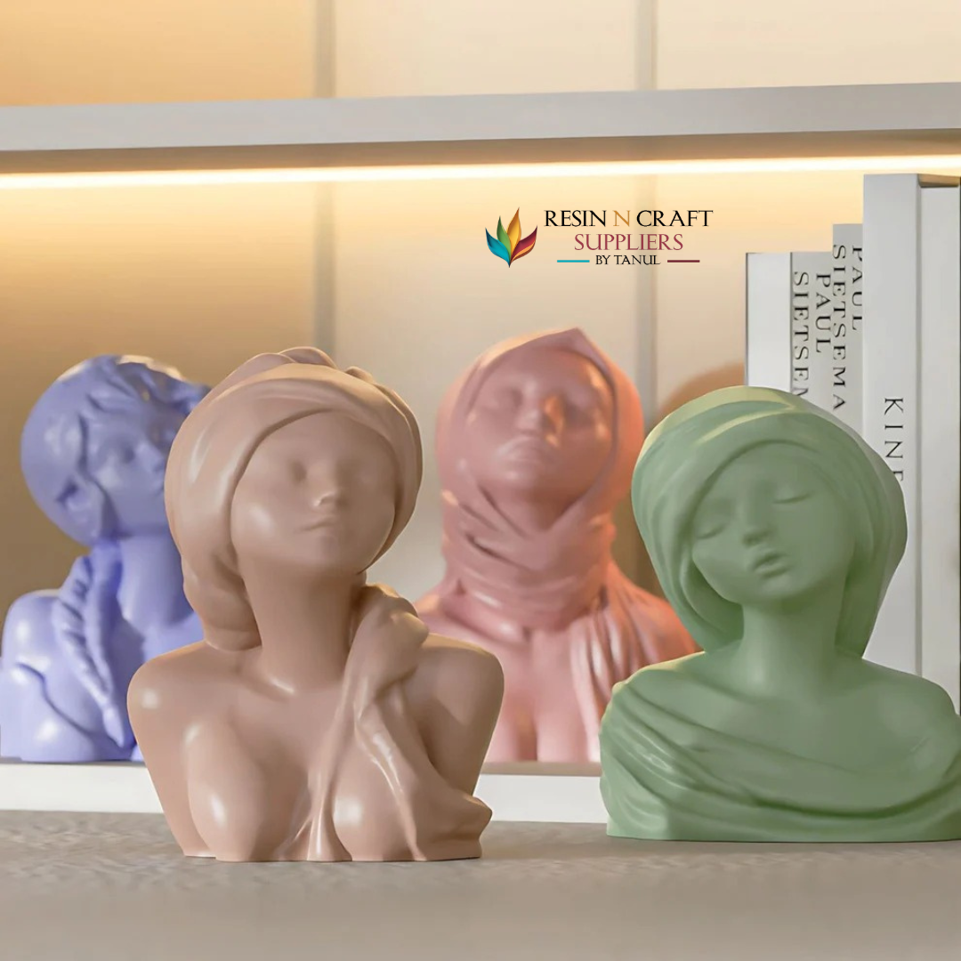 Turban Girl Statue Mould