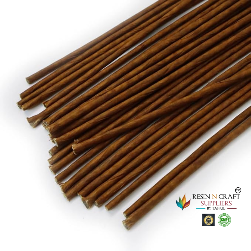 2.1mm Thick Paper Coated Brown Stem Wire 100Gram