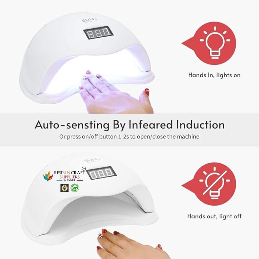 BIG UV LAMP / 48w 24 LEDs Automatic Sensor LED UV Lamp Manicure Pedicure Tool