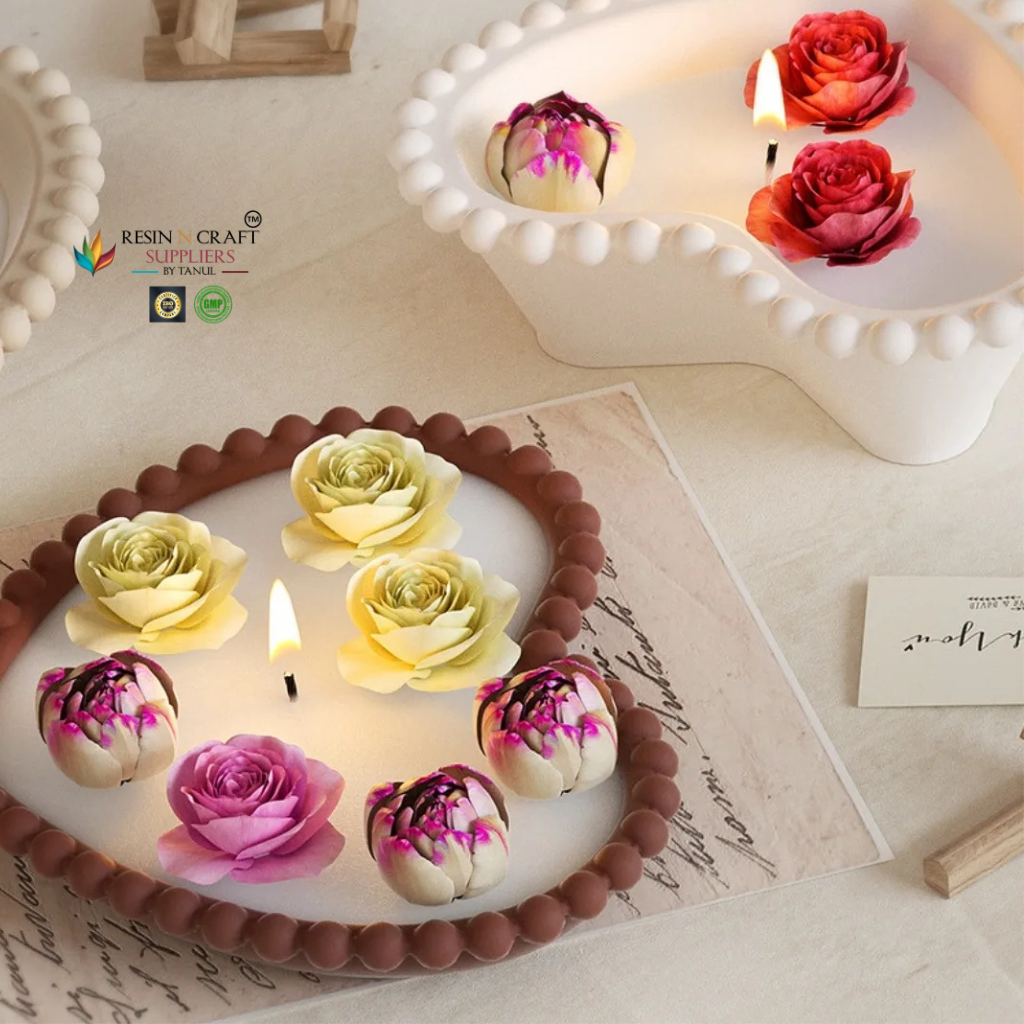 Round Tray Mould With Small Round Bubble Border