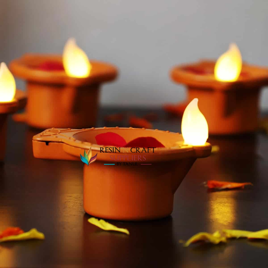 Traditional LED Water Sensor Diya's (1 PC)