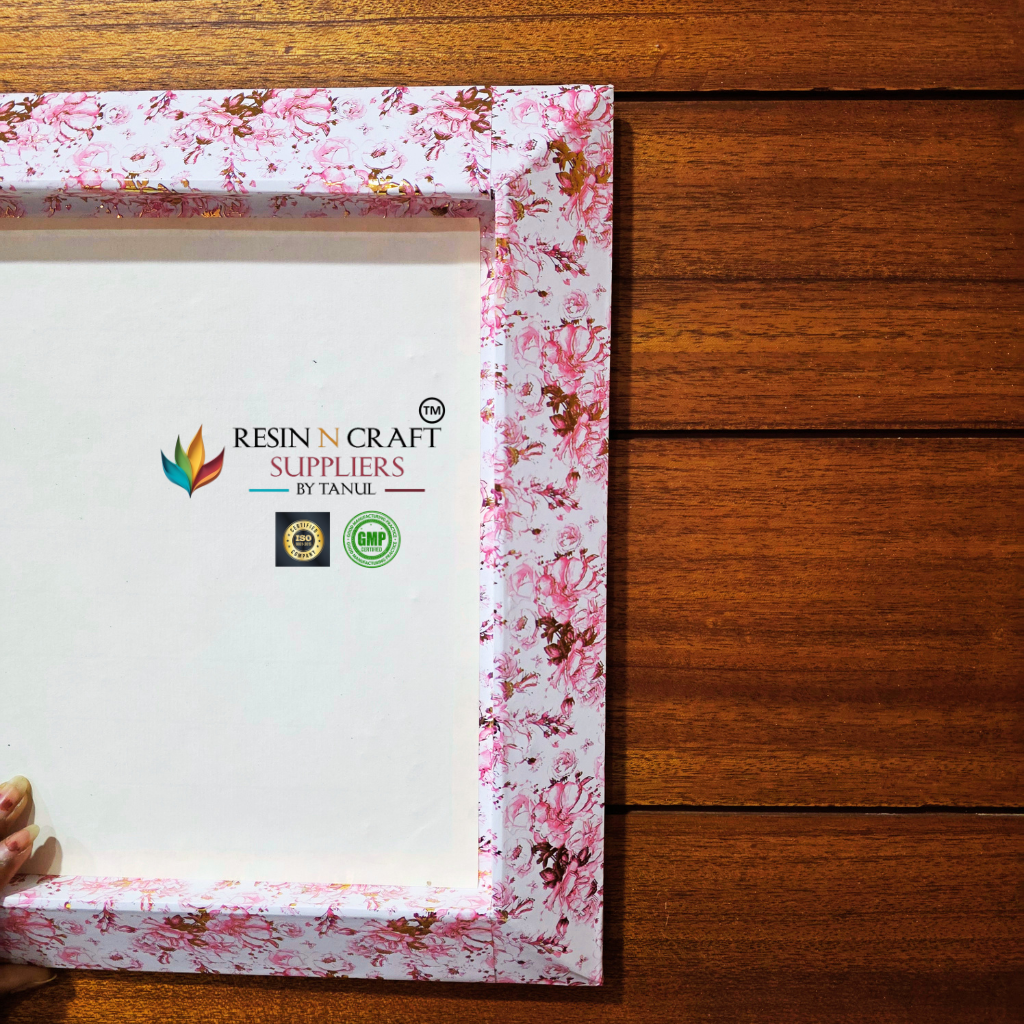White Pink Floral Wedding / Gift Hamper Tray (14 x 18 Inch)
