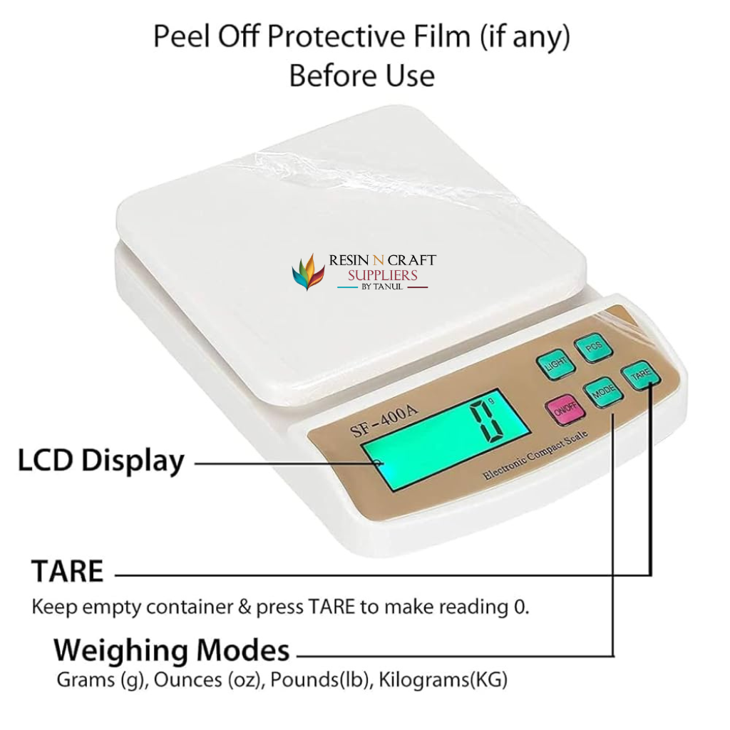 Heavy Electronic Weighing Scale (Square) (Weight Machine)(SF400A)