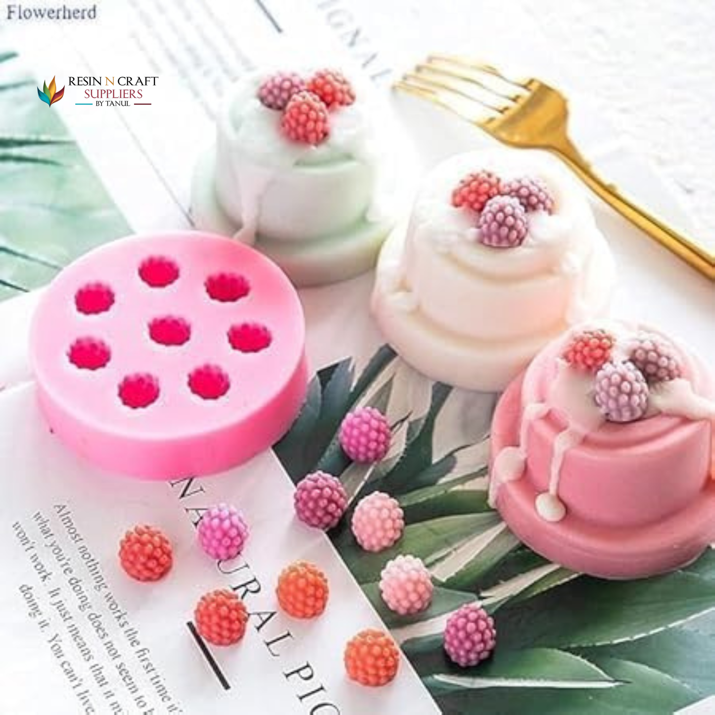 Raspberry Mould For Candle RCFM083