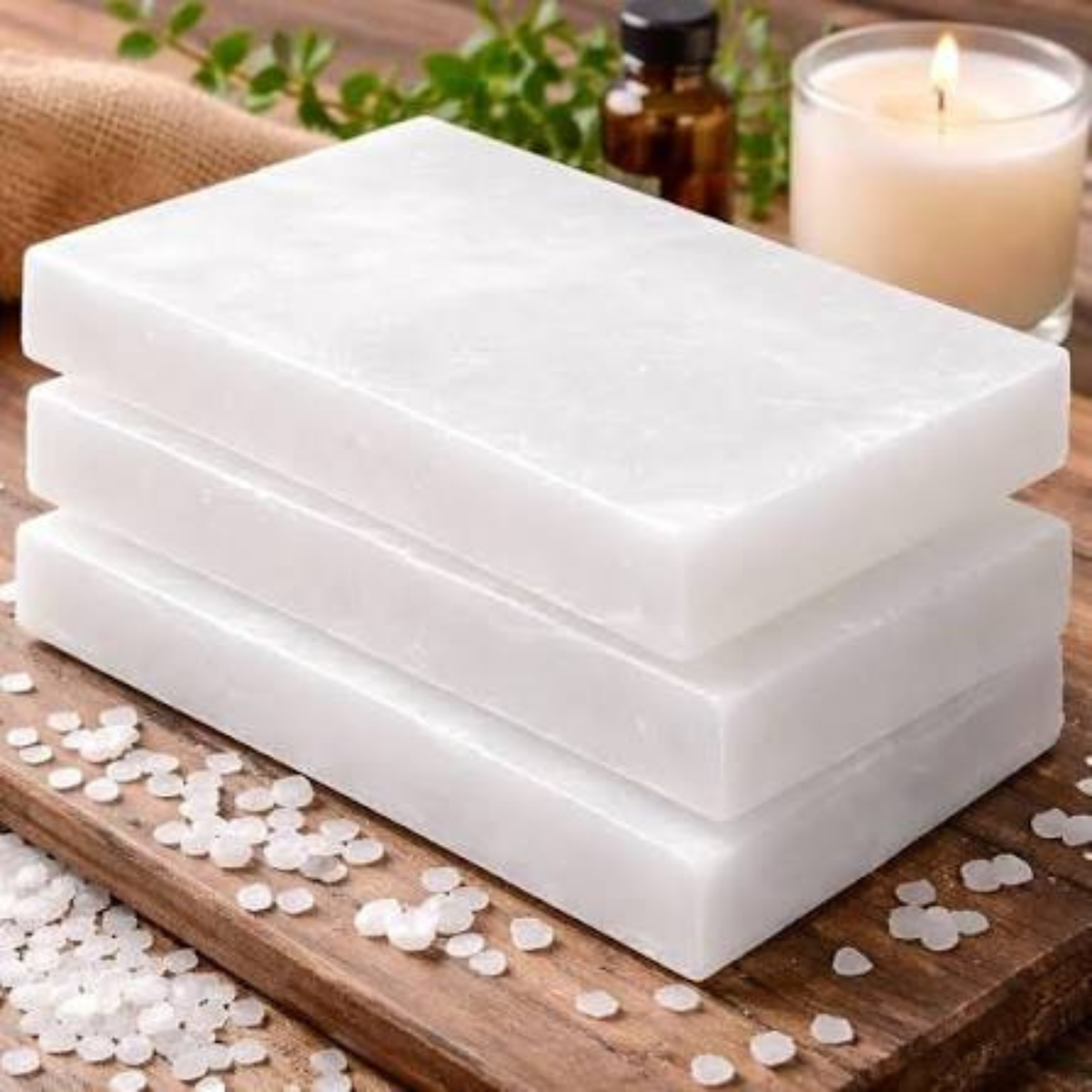 Semi Refined Paraffin Wax for Candle Making Premium  | White Wax for DIY Candles