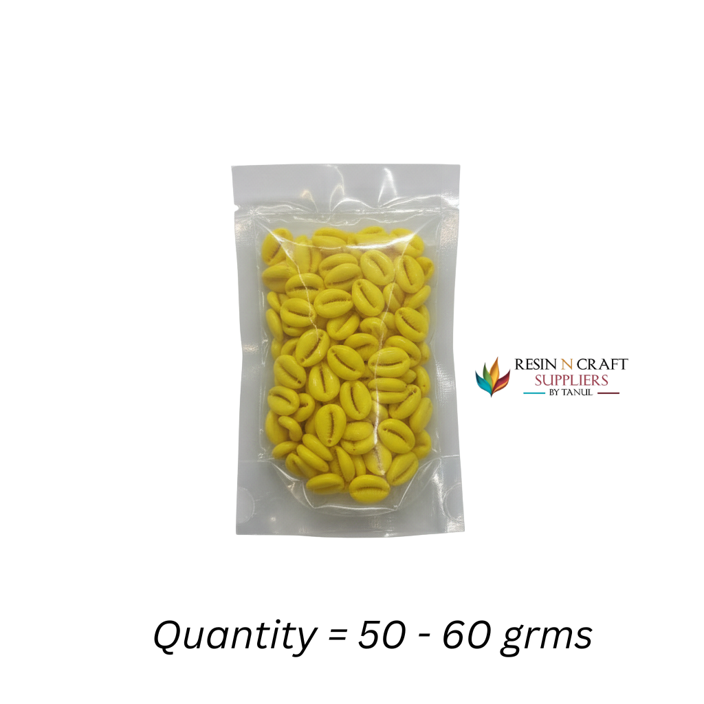 Light Yellow Cowri Shell (kodi / codi) Pack (Copy) – RESIN N CRAFT ...
