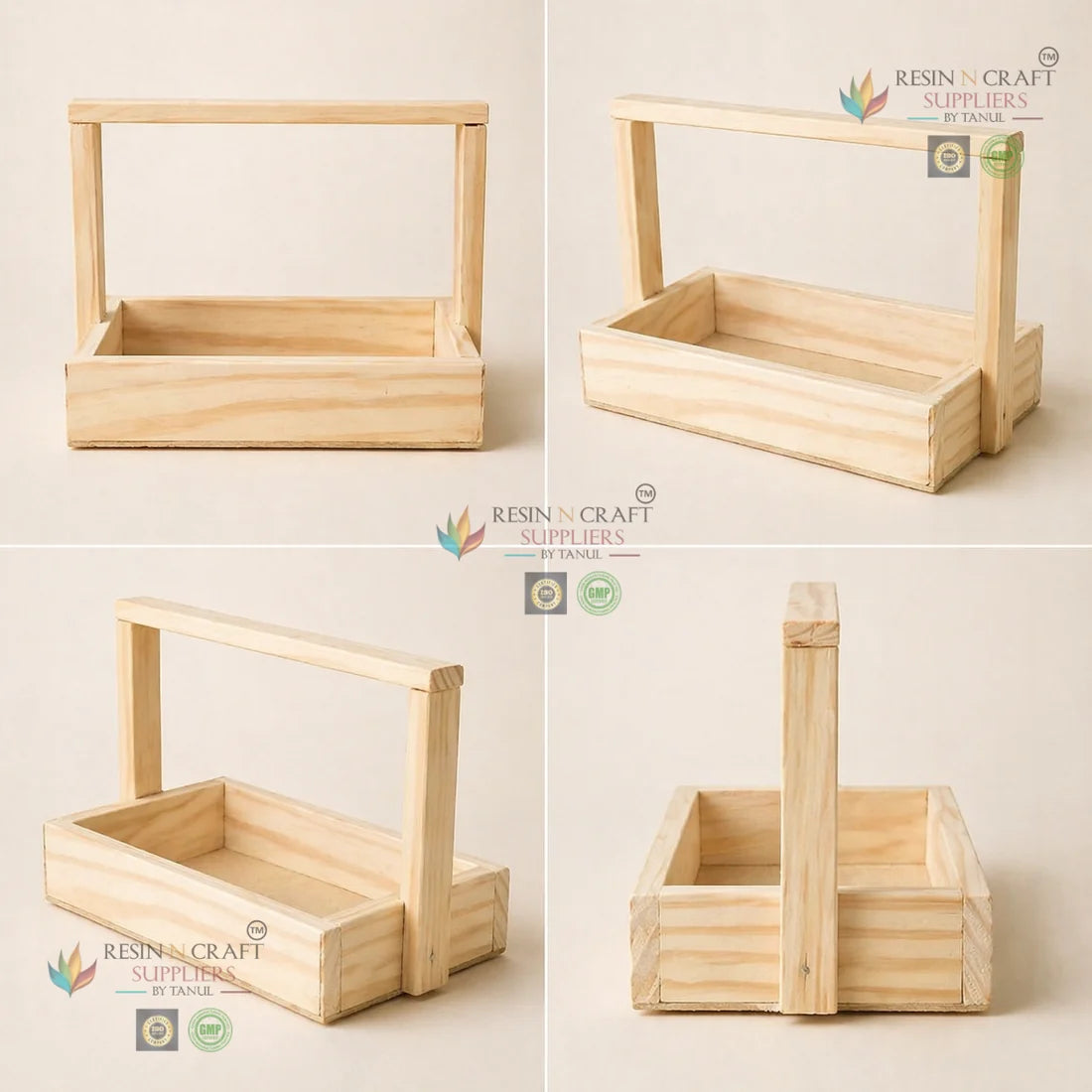 Premium Hamper Combo Set – Tray + 8 Glass Jars 30 ml (WTR01 + RJ01)