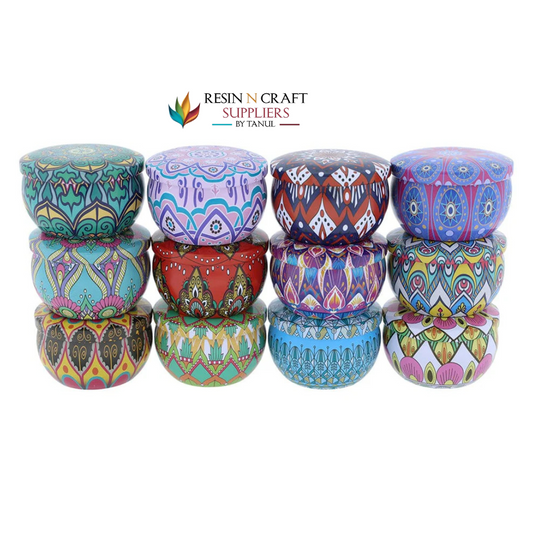 Candle Tin Jar / Display Jar 6 pcs