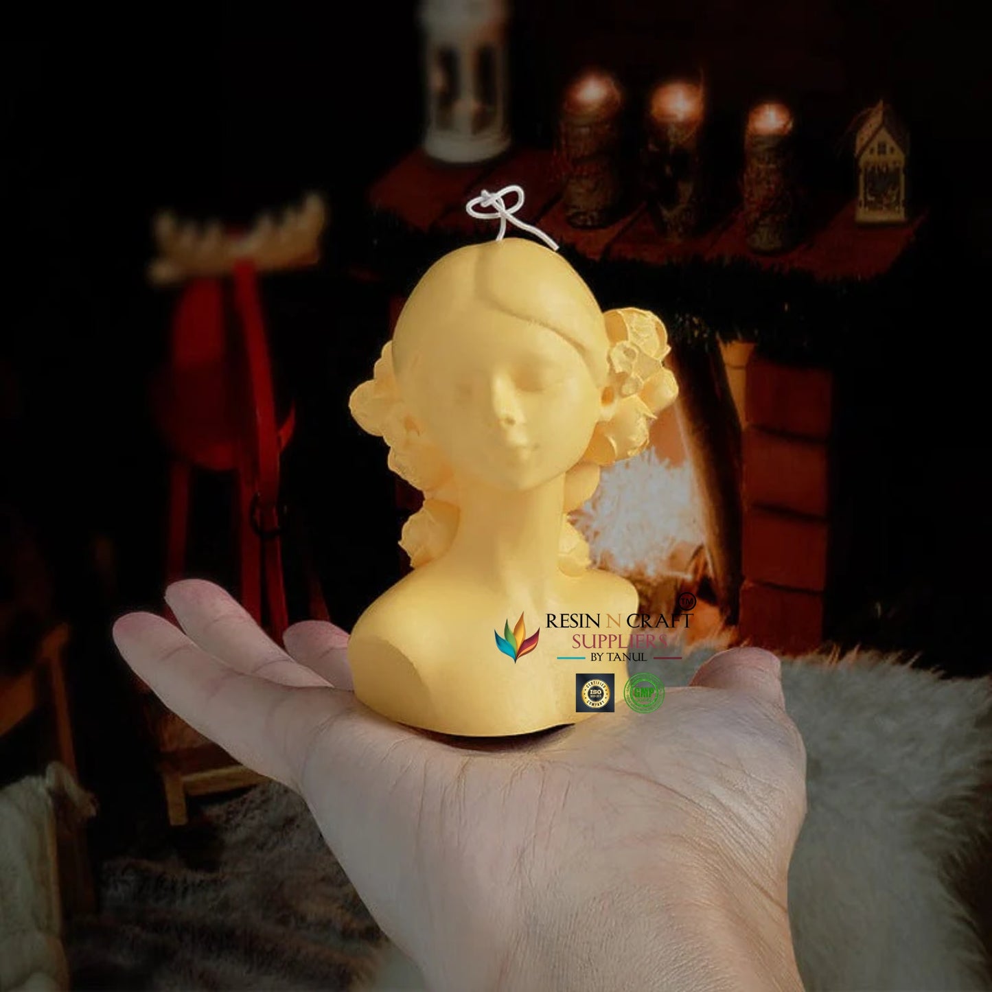 Rose Girl Candle Mould (RSM0712M)