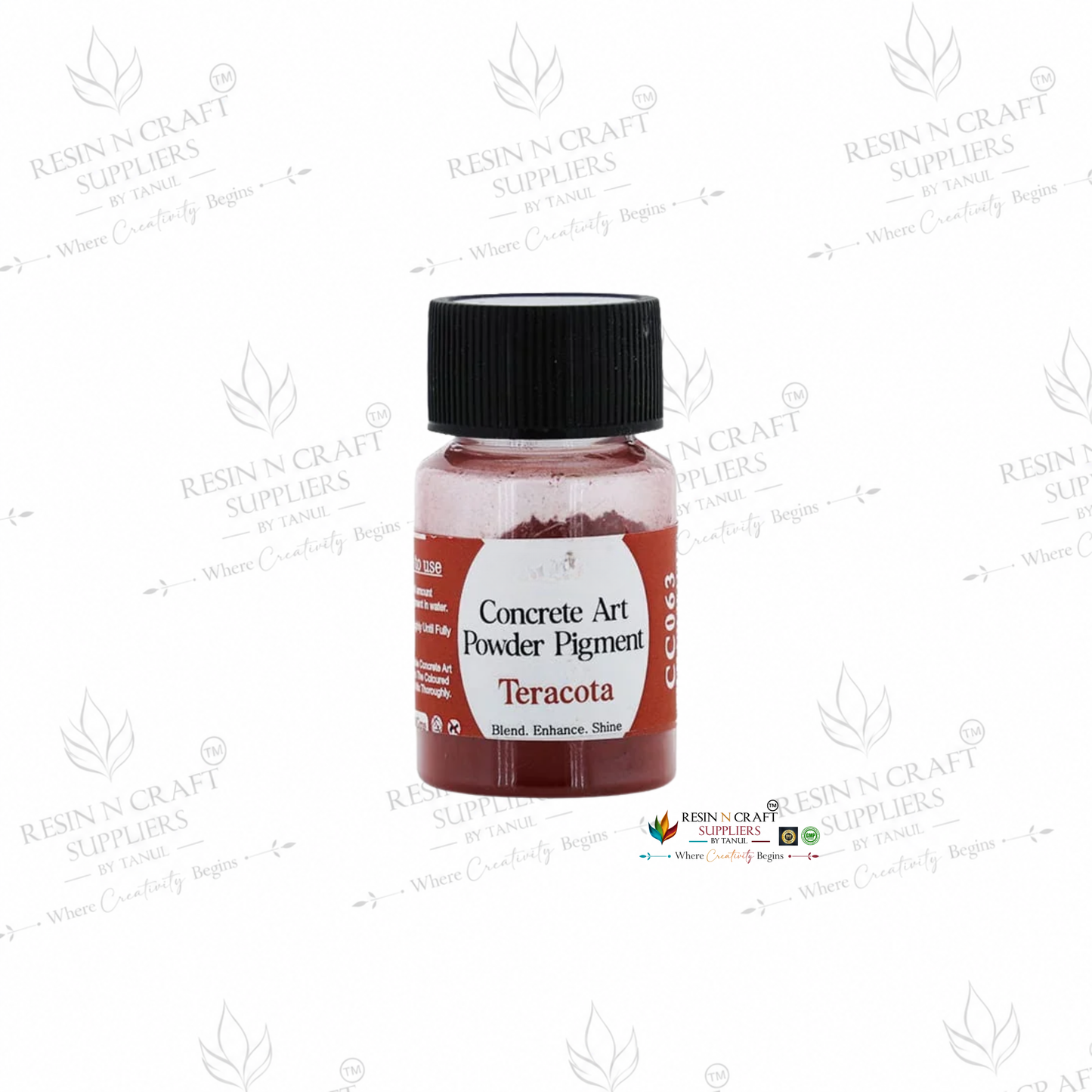 Terracotta Concrete Art Powder Pigment (CC063) | 10 Gram | Premium Concrete & Terra Art Color