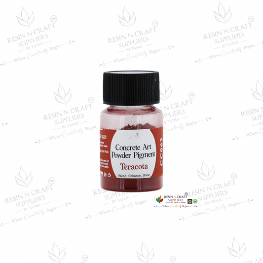 Terracotta Concrete Art Powder Pigment (CC063) | 10 Gram | Premium Concrete & Terra Art Color