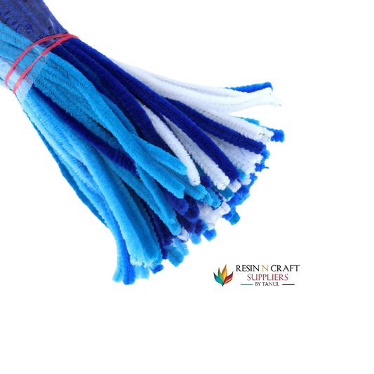 Blue Pipe Cleaner Mono Chrome (100 Pcs/Pack)
