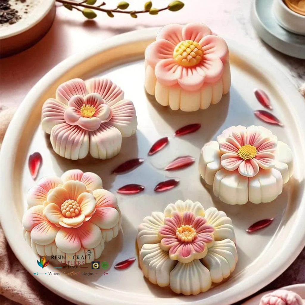 3D Flower Silicone Mould – Handmade Flower Mould for Resin, Candle & Soap Making (RHM0049M)