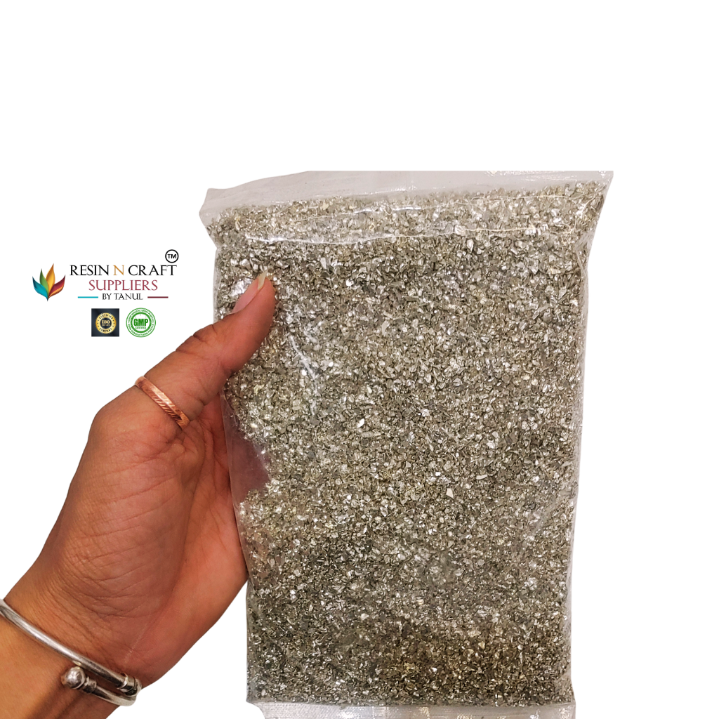 HBR 8 C /1  Silver Electroplated Color Granules / Stones