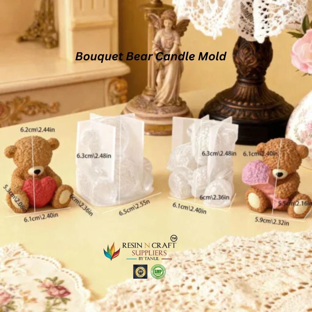 Bouquet Bear Candle Mold RDI-RRM-0444M