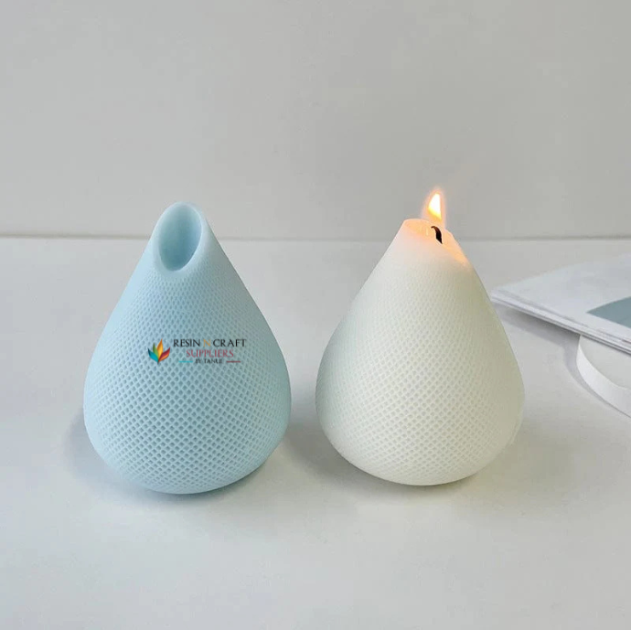 Geometric Water Drop Candle Handmade Mould
