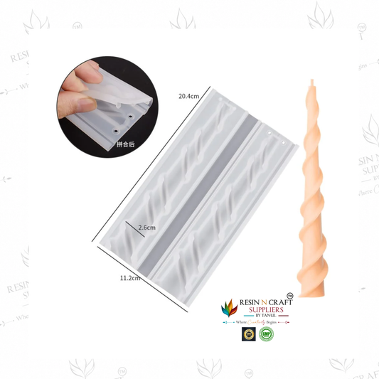 Long Spiral Stick Candle Mould (RSM1409M)