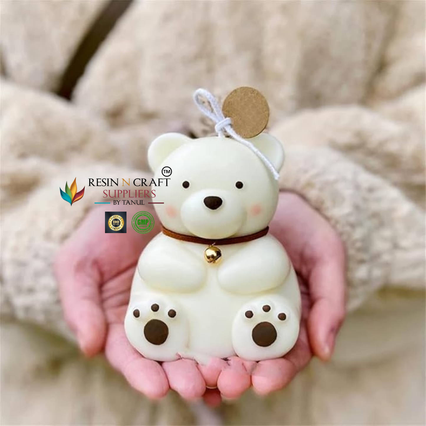 Teddy Bear Candle Mould Small (RHBR 38-08)