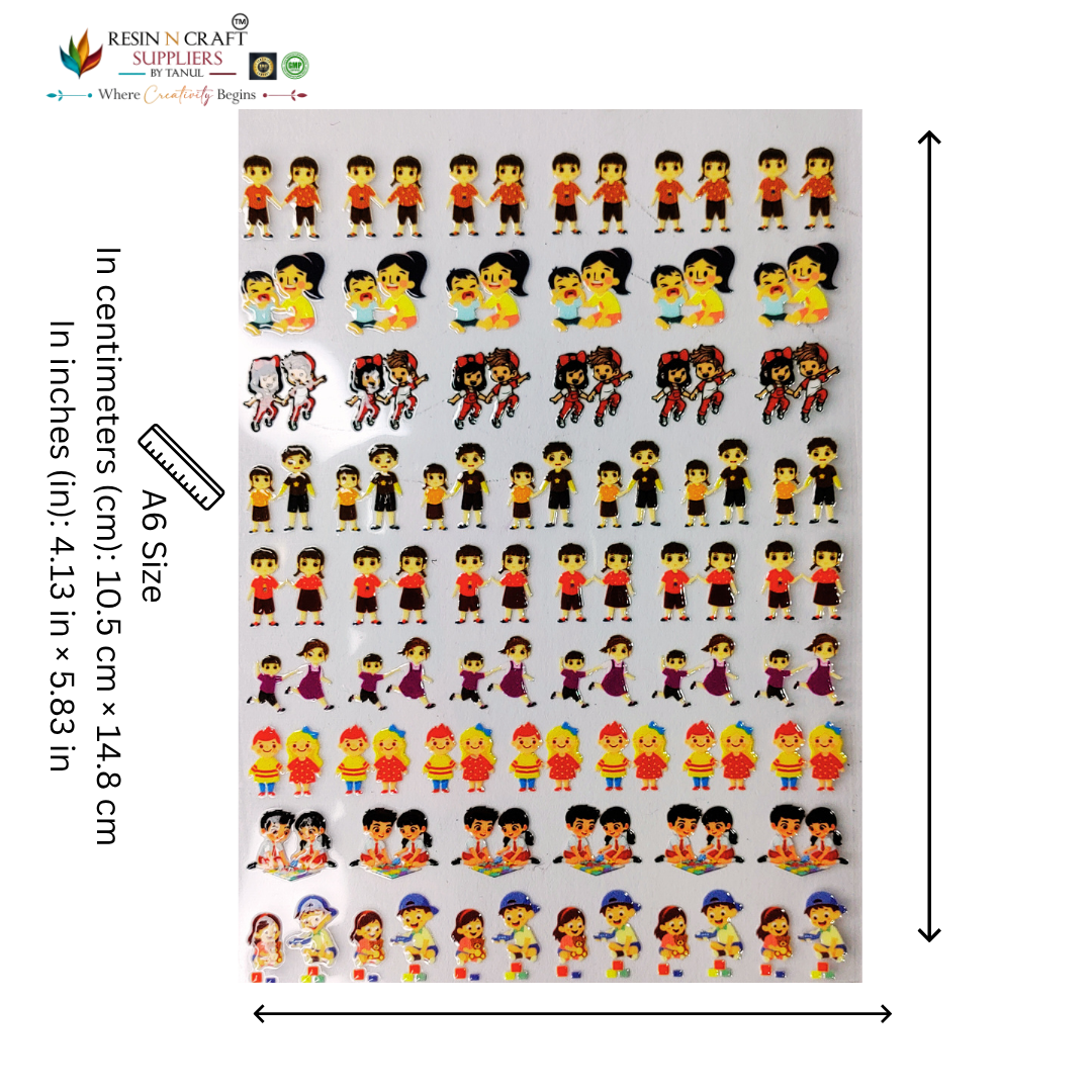 Rakhi (Raksha Bandhan) Color Peel & Stick UV DTF Sticker – A6 Size (UVS - 151)