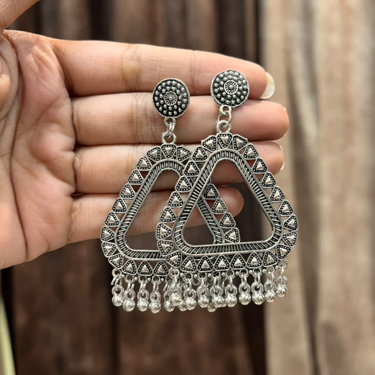 Silver Earring Bezel / Jumkha Without Beads