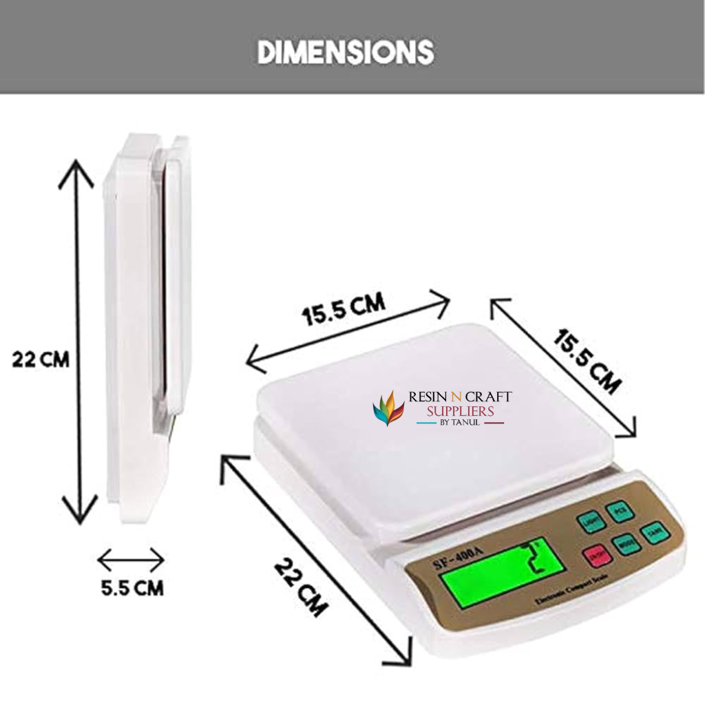 Heavy Electronic Weighing Scale (Square) (Weight Machine)(SF400A)