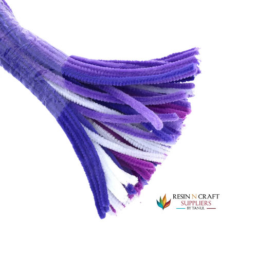 Purple Pipe Cleaner Mono Chrome (100 Pcs/Pack)