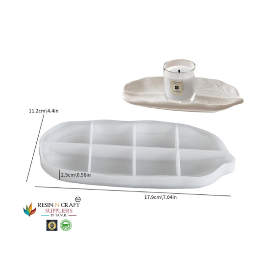 Serene Leaf Tray Mold (RRM 0370)