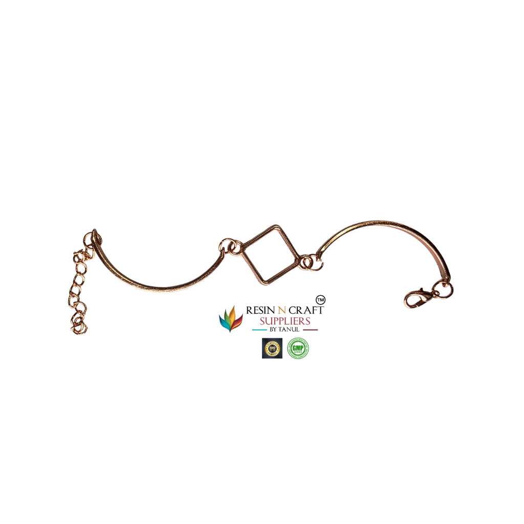 Bracelet Base Without Bezel (Rakhi / Gift Collection) (Rose Gold Color)
