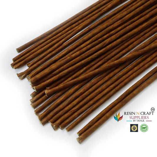 1.2mm Thin Paper Coated Brown Stem Wire 100Gram