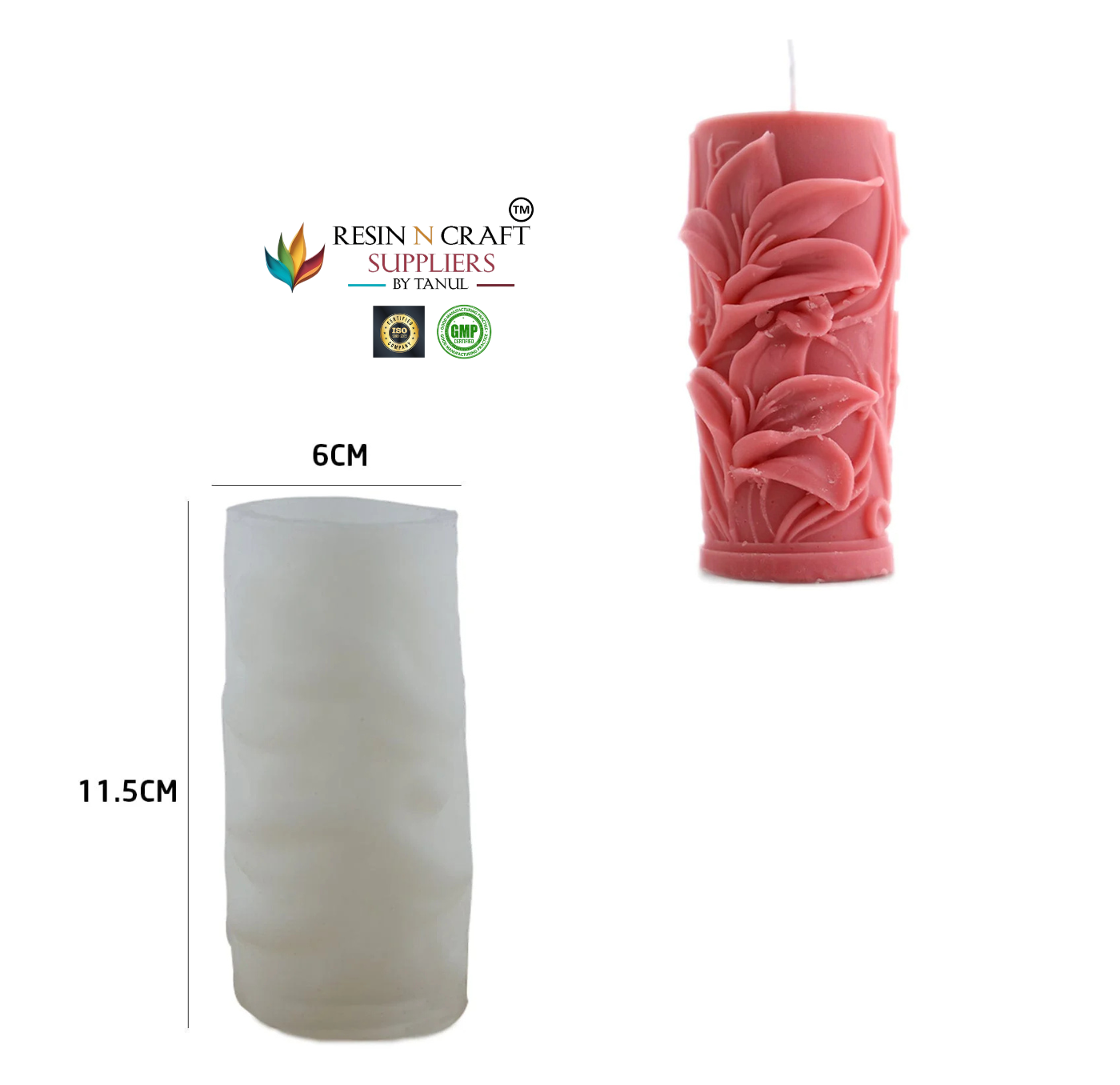 Lily Flower Candle Handmade Mould (RHM0204M)