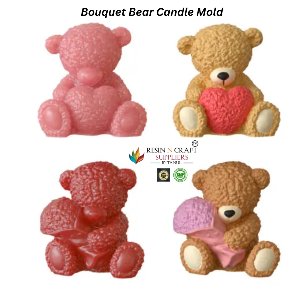 Bouquet Bear Candle Mold RDI-RRM-0444M
