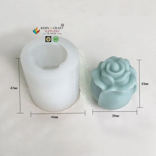 Mini Rose Bloom Candle Mold (RHM0176)