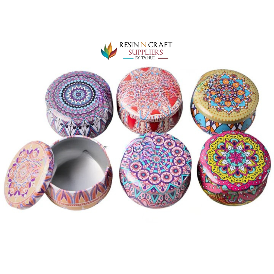 Candle Tin Jar / Display Jar 4 pc