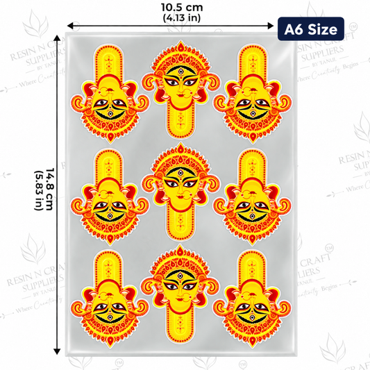 Color Peel & Stick UV DTF Sticker – A6 Size (UVS - 210)