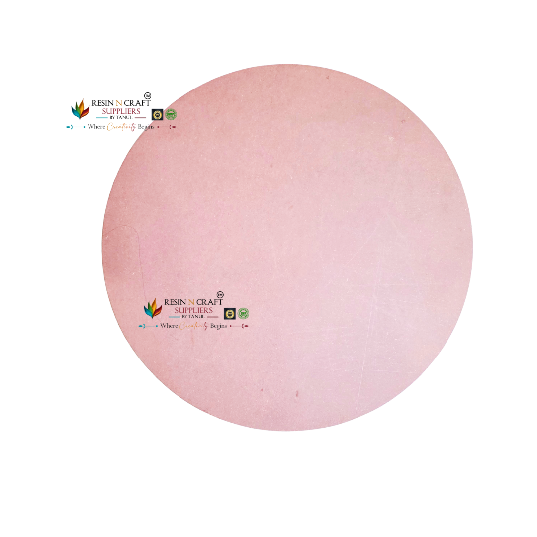 Round MDF Clock & Art Base – 24 x 24 Inch (8mm Thick) | Without Center Hole