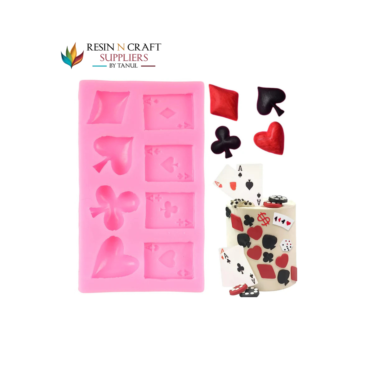 Poker Silicone Molds (RCFM281)