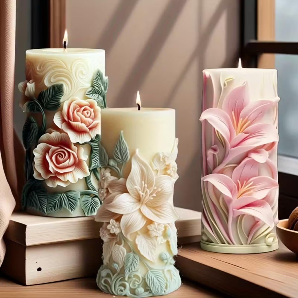 Lily Flower Candle Handmade Mould (RHM0204M)
