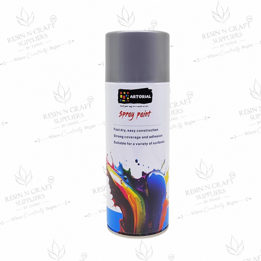 Artorial Silver Spray Paint 450ml | Metallic Silver Paint for MDF, DIY Crafts & Decoration