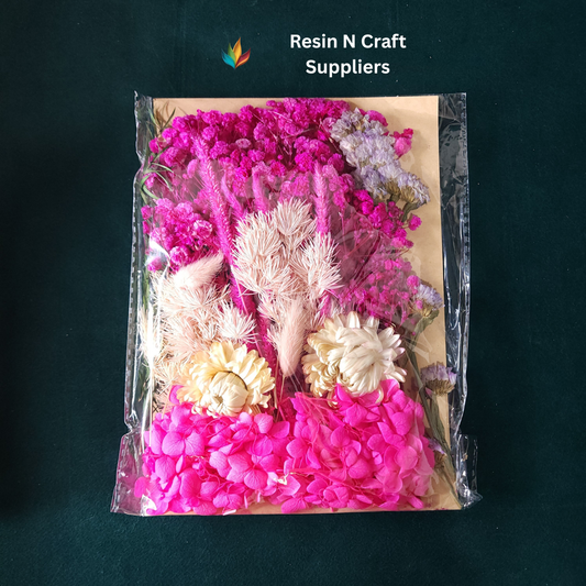 Dry Flower Card Packing (Pink Theme) (CP003)