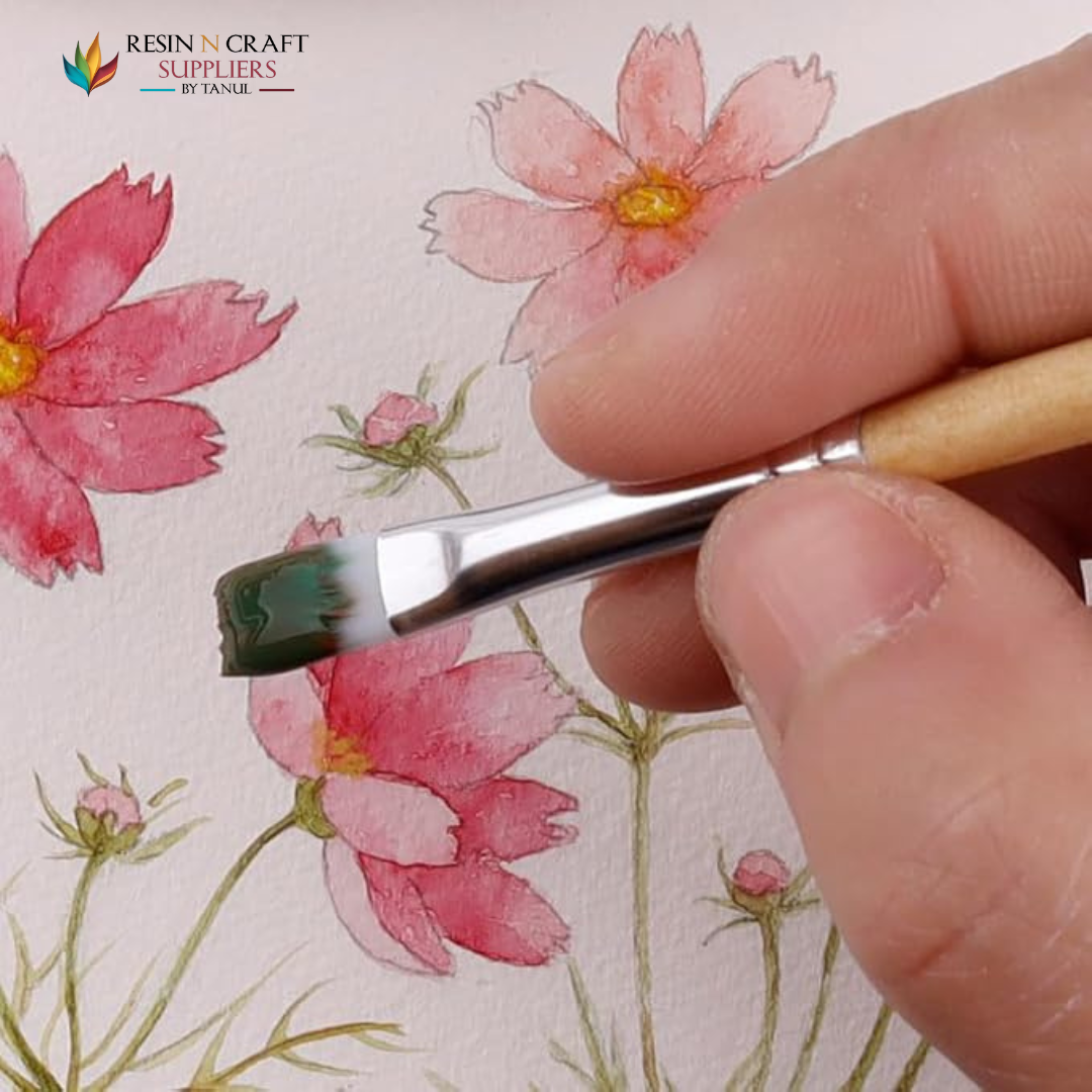 6 PCS oil paints brush (RHBR22 - 47)