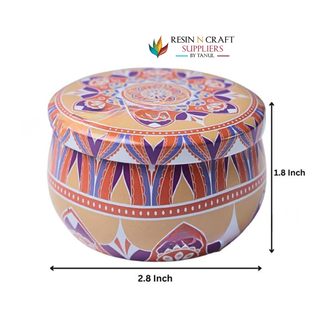 Candle Tin Jar / Display Jar 4 pc