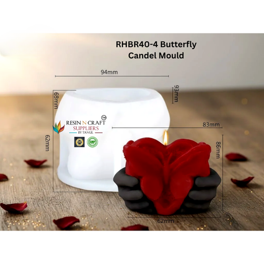 Craft Butterfly Candle Mold – RHBR40-4
