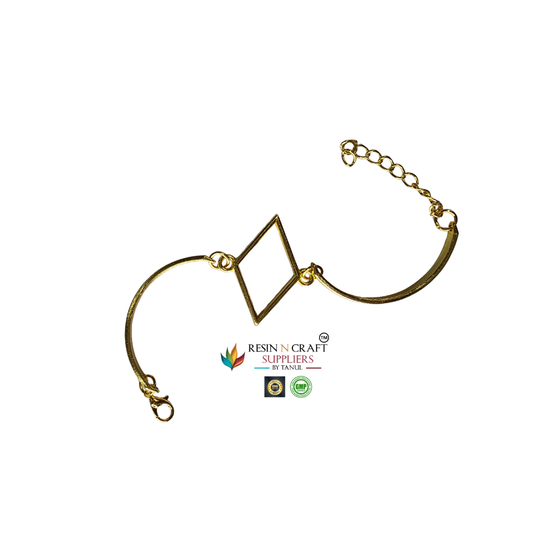 Bracelet Base Without Bezel (Rakhi / Gift Collection) (Gold Color)