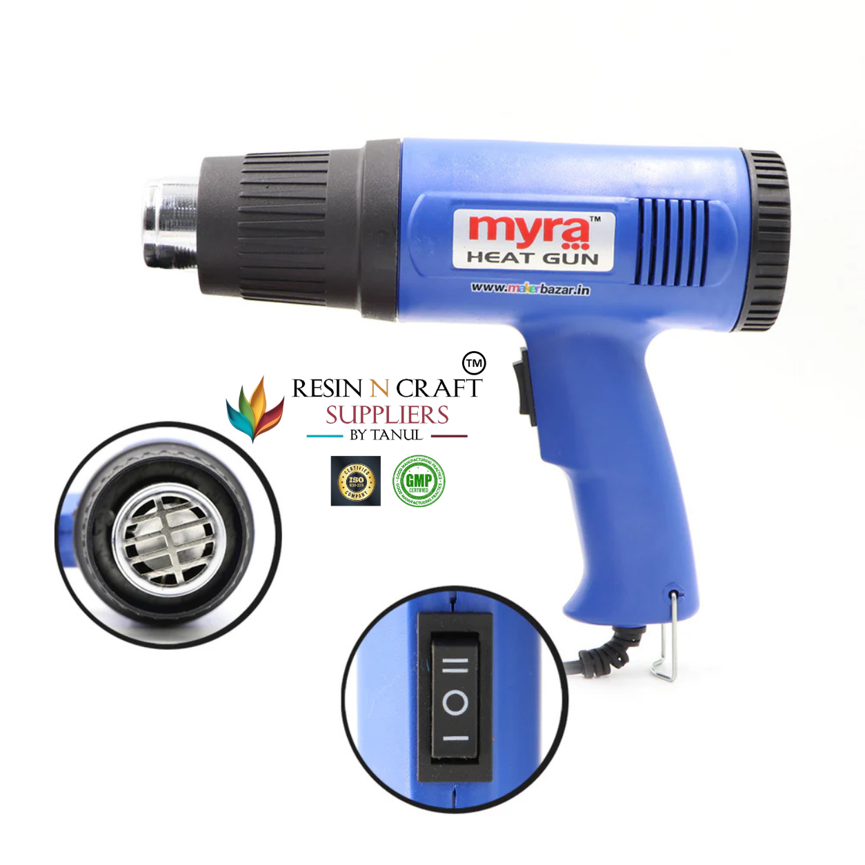 Dual Temperature Heat Gun 1500W | Hot Air Blower