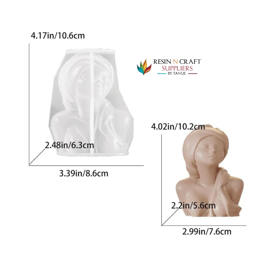 Turban Girl Statue Mould