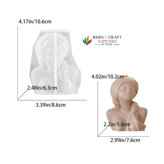 Turban Girl Statue Mould